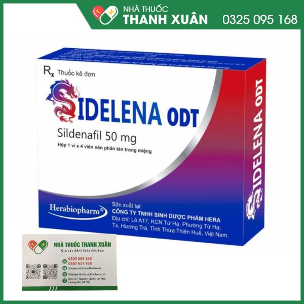 Sidelena ODT điều trị rối loạn cương dương